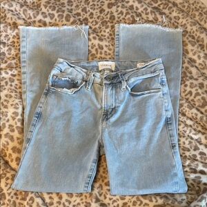 Frame Denim Blue Ankle Cropped Jeans